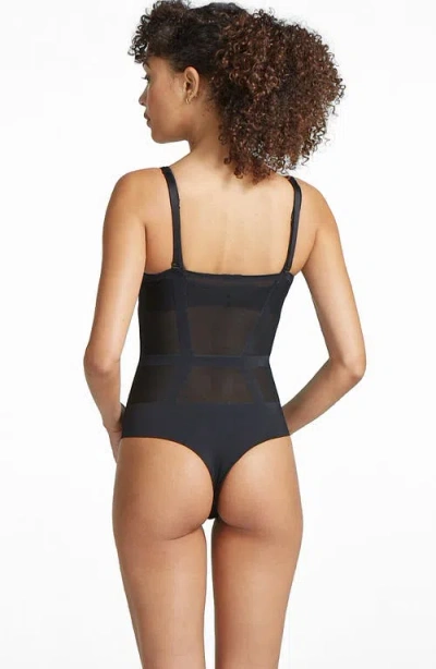 Commando Luxe Control Bodysuit In Black