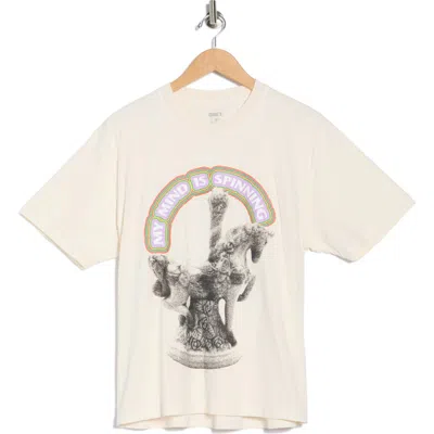 Obey Send Me On A Carousel Graphic T-shirt In Neutral