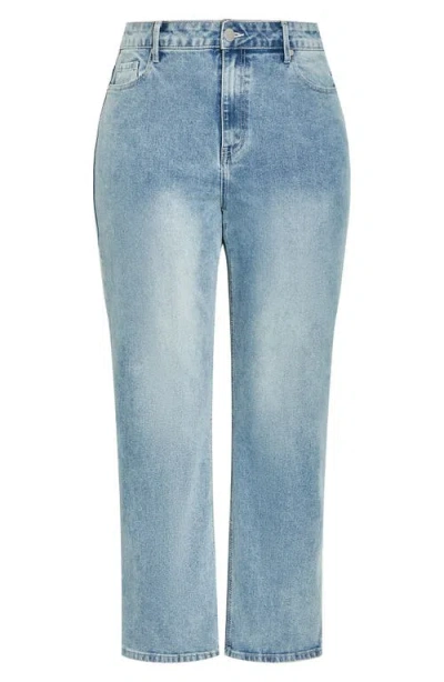 City Chic Ayesha Jeans In Blue