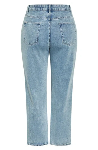 City Chic Ayesha Jeans In Blue