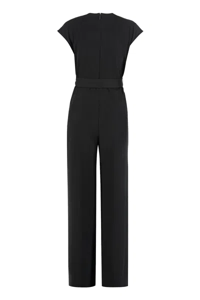 Calvin Klein Jumpsuit In Thin And Stretchy Knit In Black