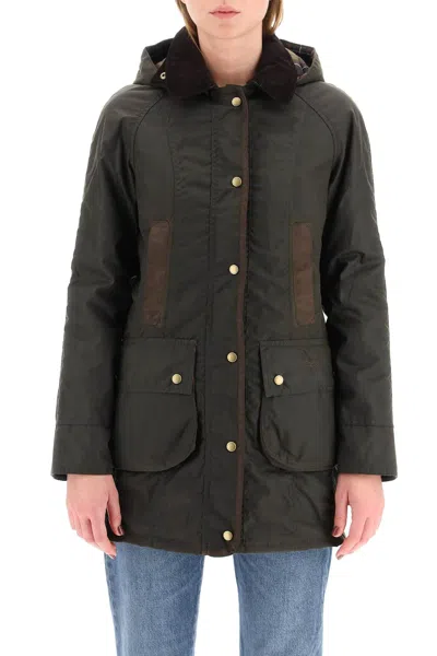 Barbour Bower Wax Jacket In Brown