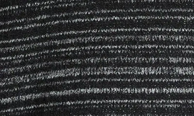 Vince Marled Stripe Crewneck Merino Wool Blend Sweater In Black