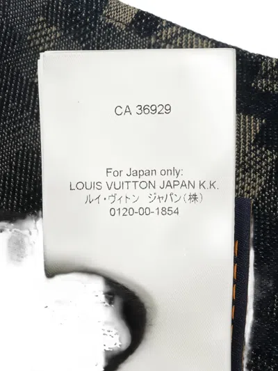 Pre-owned Louis Vuitton 2010s Python-pattern Jacket In Blue