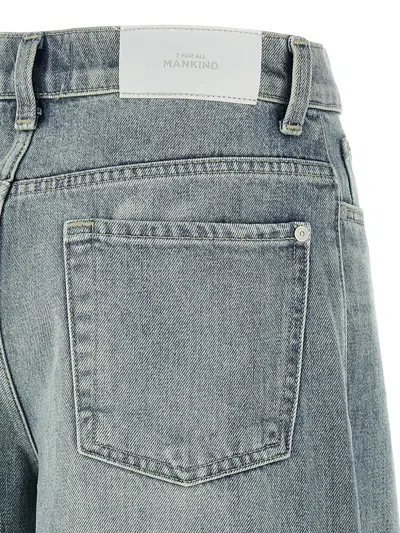 7 For All Mankind Marie Stonewashed Jeans In Blue