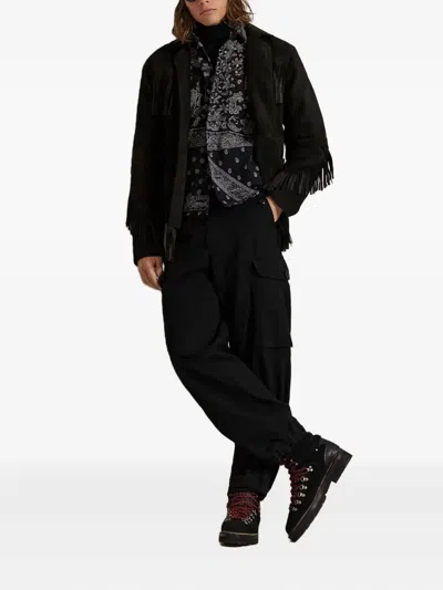 Polo Ralph Lauren Classic Fit Bandana Print Flannel Long Sleeve Camp Shirt In Multi