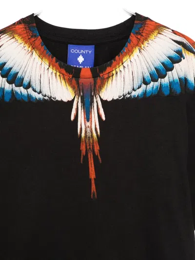Marcelo Burlon County Of Milan T-shirt County Of Milan Kids Color Black In Black