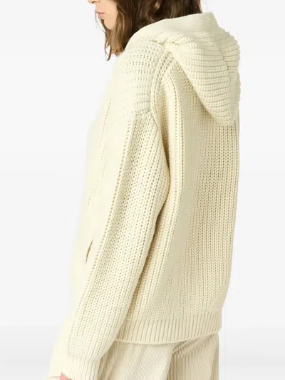 Malo Hooded Zip-up Cardigan In Multi