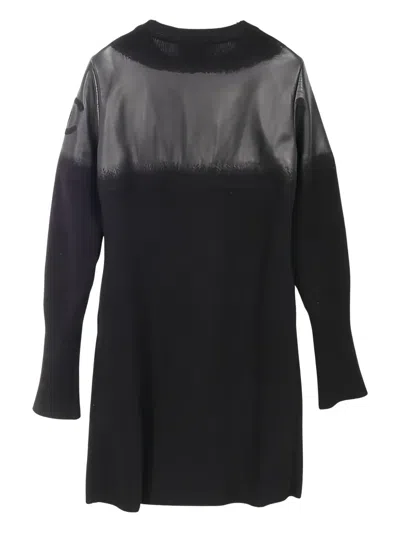 Pre-owned Chanel Coco Mark Colour-block Jacket In Black