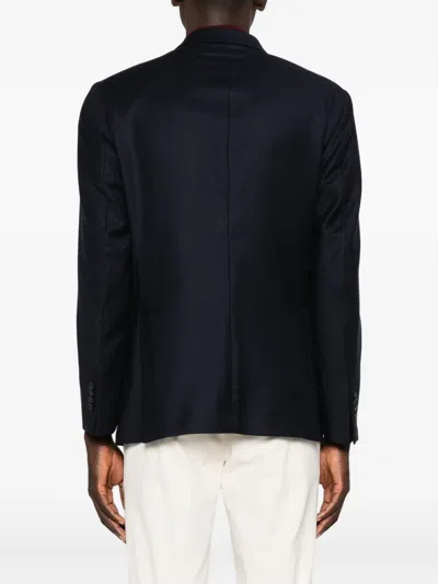 Manuel Ritz Double-breasted Blazer In Multi