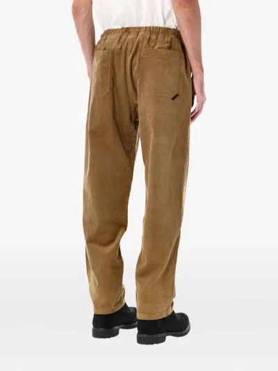 Gramicci Corduroy Loose Tapered Ridge Pants In Brown
