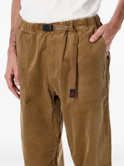 Gramicci Corduroy Loose Tapered Ridge Pants In Brown