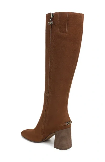 Circus Ny By Sam Edelman Womens Billie Block Heels Regular Wide Calf In Brown