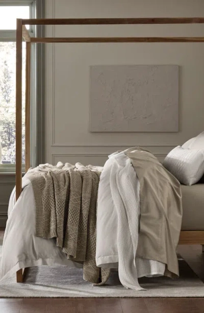 Boll & Branch Percale Hemmed Sheet Set In Brown