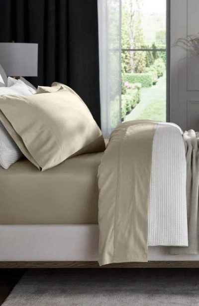 Boll & Branch Percale Hemmed Sheet Set In Brown