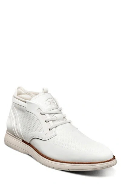 Stacy Adams Men's Eastmont Almond Toe Chukka Boots In White