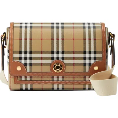 Burberry Check-pattern Top Handle Bag In Multi