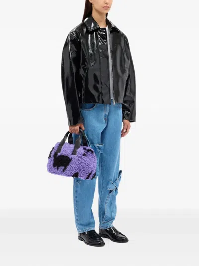 Msgm Logo-embroidered T-shirt In White