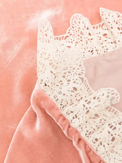 Jesurum Baby Ruffled-trim Blanket In Pink