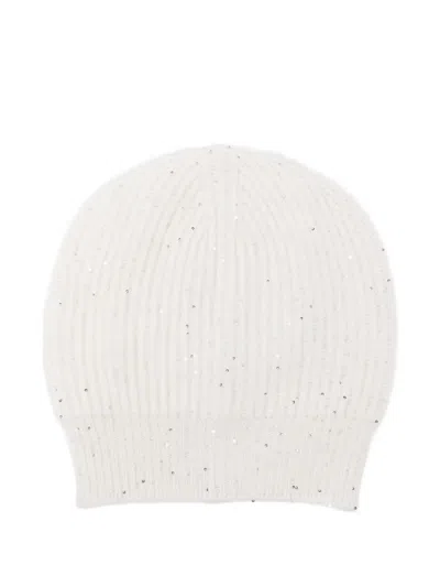 Antonelli Sequin-detailing Beanie In Neutral