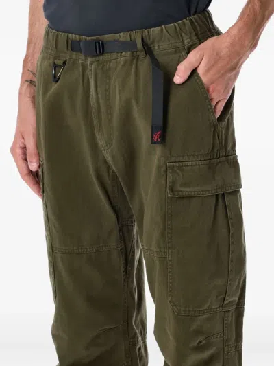 Gramicci Belted Cargo Trousers In Green