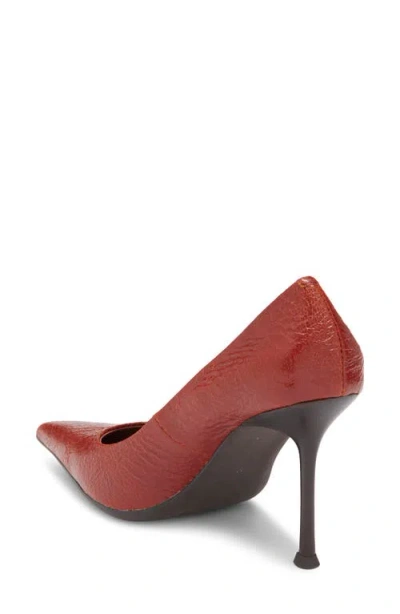 Jeffrey Campbell Risk Taker Pointed Toe Pump In Red