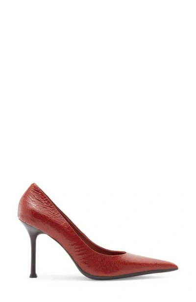 Jeffrey Campbell Risk Taker Pointed Toe Pump In Red