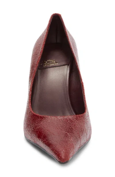 Jeffrey Campbell Risk Taker Pointed Toe Pump In Red