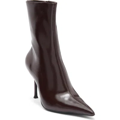 Jeffrey Campbell Everynight Pointed Toe Bootie In Brown