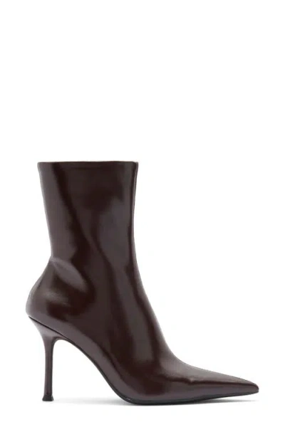 Jeffrey Campbell Everynight Pointed Toe Bootie In Brown