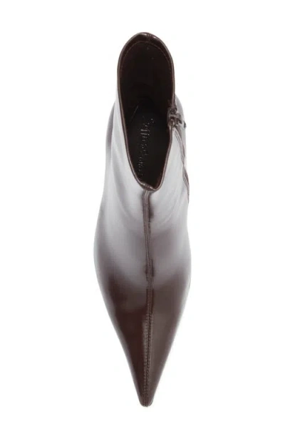 Jeffrey Campbell Everynight Pointed Toe Bootie In Brown