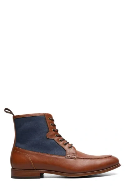 Stacy Adams Men's Brumley Round Toe Lace Boots In Brown