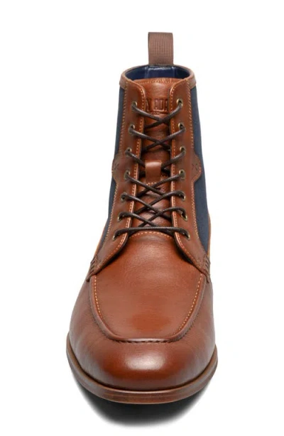 Stacy Adams Men's Brumley Round Toe Lace Boots In Brown