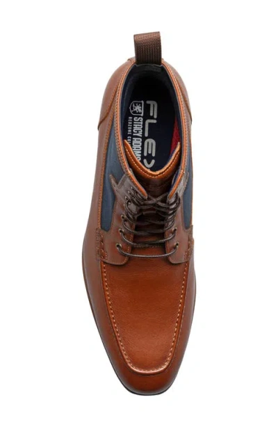 Stacy Adams Men's Brumley Round Toe Lace Boots In Brown