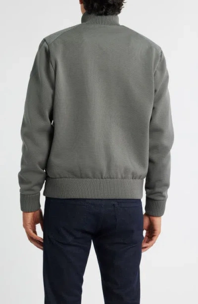 Save The Duck Gio Mixed Media Hybrid Jacket In Gray