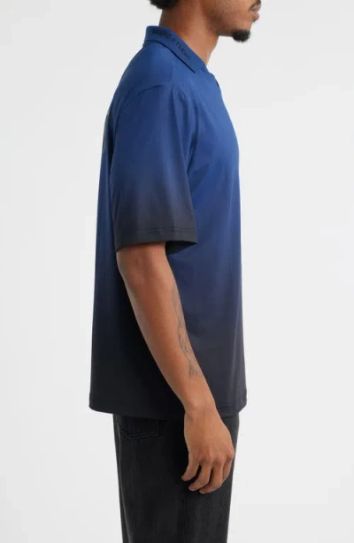 Santo Studio 4 Aces Club Graphic Polo In Blue