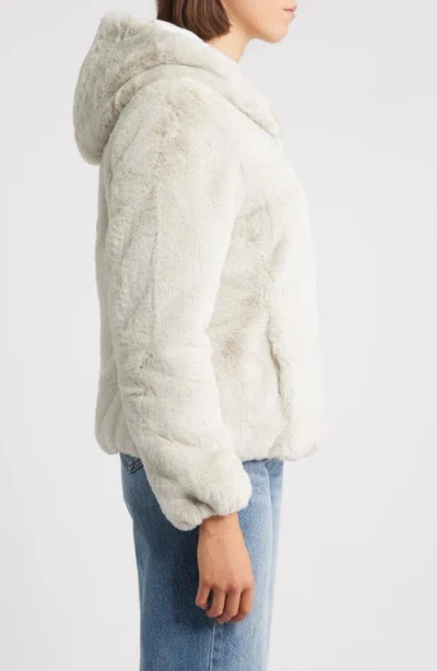 Save The Duck Laila Faux Fur Reversible Water Repellent Puffer Jacket In Neutral