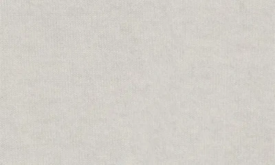 Stone Island Compass Logo Patch Virgin Wool Cardigan In Gray