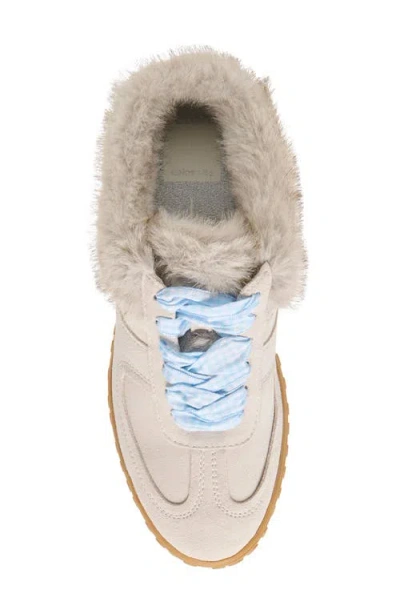 Dolce Vita Women's Izzey Plush Cozy Retro Slides Sneakers In Brown