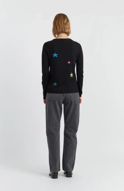 Chinti & Parker Wool Cashmere Star Sweater In Multi