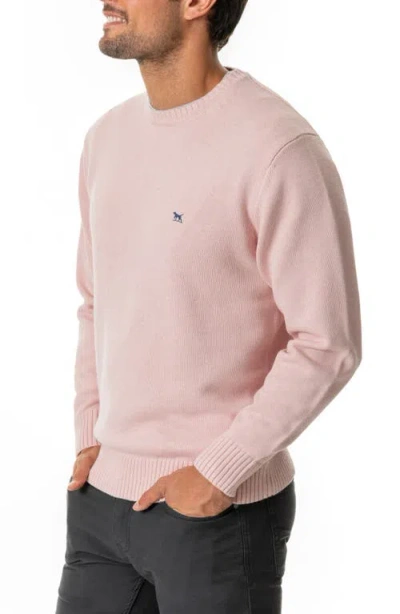 Rodd & Gunn Gunn Crew Neck Pullover Sweater In White