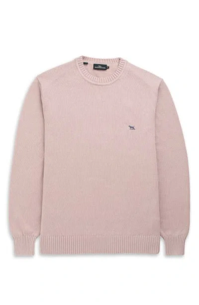 Rodd & Gunn Gunn Crew Neck Pullover Sweater In White