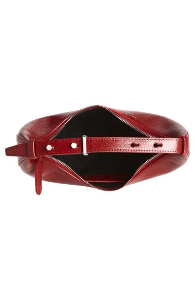 Proenza Schouler Mini Slide Leather Top Handle Bag In Red