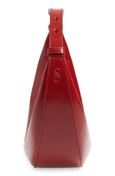 Proenza Schouler Mini Slide Leather Top Handle Bag In Red
