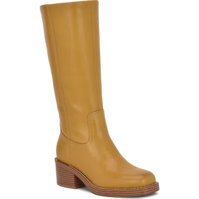 Nine West Broklyn Block Heel Boot In Neutral