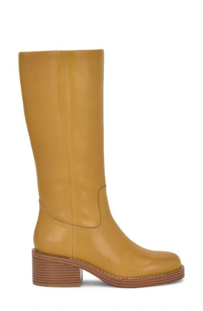 Nine West Broklyn Block Heel Boot In Neutral