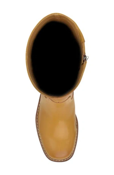 Nine West Broklyn Block Heel Boot In Neutral