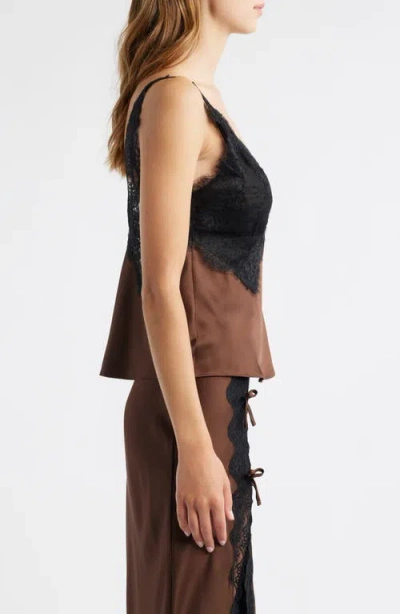 Loveshackfancy Elloryn Satin Cami Top In Multi