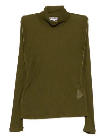 Melitta Baumeister Turtle-neck Top In Green