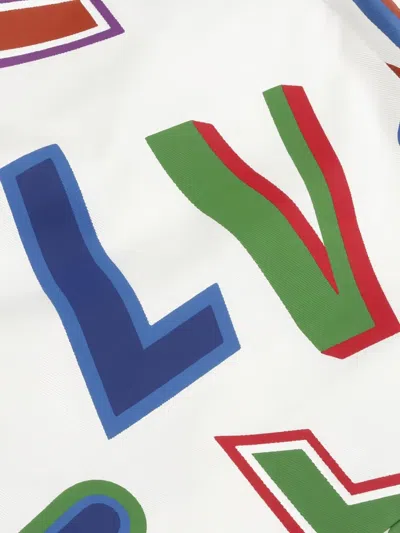 Pre-owned Louis Vuitton 2020 X Nba Graphic-logo Shorts In White